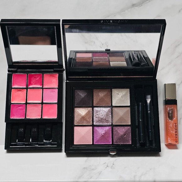 Givenchy - Le 9 de Givenchy LE 9.03 EyeShadows Palette & EUPHORIC PINK Lip Cheek - Picture 2 of 6